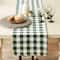 DII® 108" Heavyweight Check Fringed Table Runner